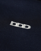 Navy Mesh Drawcord Tee