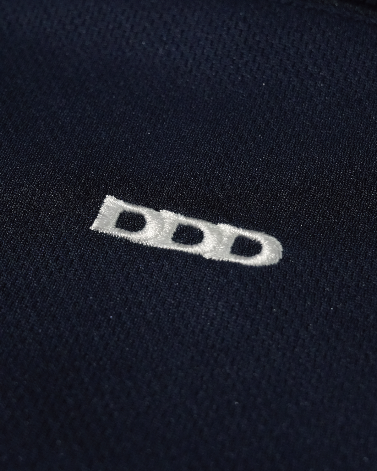 Navy Mesh Drawcord Tee